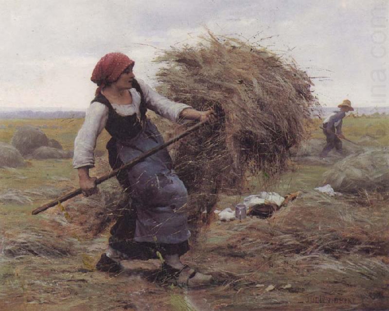 Julien  Dupre The Hay Gatherer china oil painting image